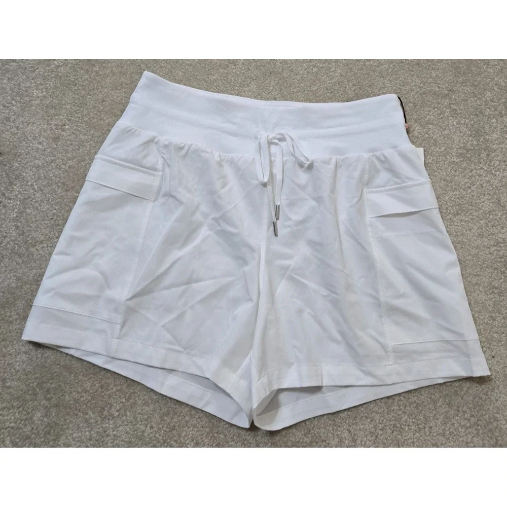 Calia Journey Collection Mid-Rise‎ Cargo Short Women's S White NWT
